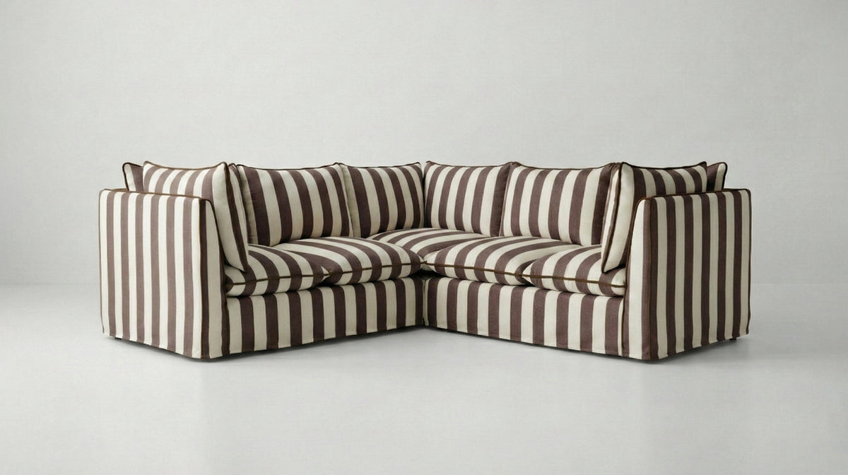 Coco 3x3 Modular Sofa in Customer's Own Material - Made to Order