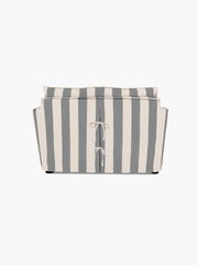 Cocobella Loveseat in Garden Grey Stripe