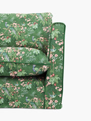 Cocobella 2.5 Seater Sofa in Belleville Juniper with Pine Velvet Trim