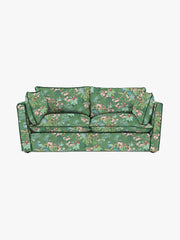 Cocobella 2.5 Seater Sofa in Belleville Juniper with Pine Velvet Trim