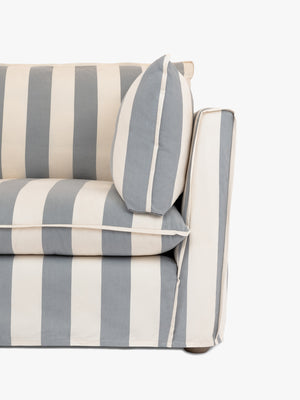 Cocobella 3 x 3 seater sofa in Garden Grey Stripe