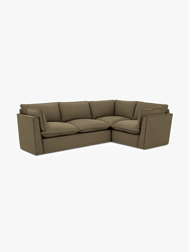 Cocobella LH 3 x 2 seater sofa in Beatrice Olive