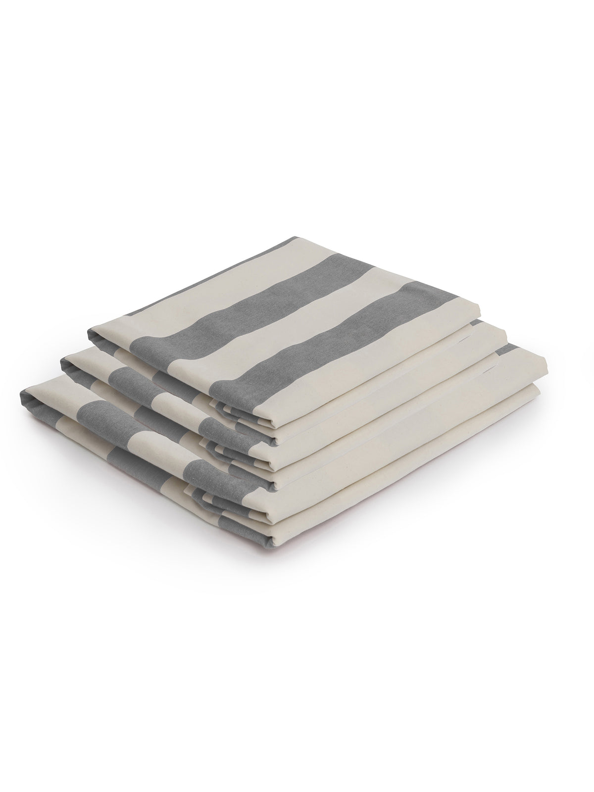 Cocobella 3 x 3 Seater Sofa Loose Cover in Garden Grey Stripe