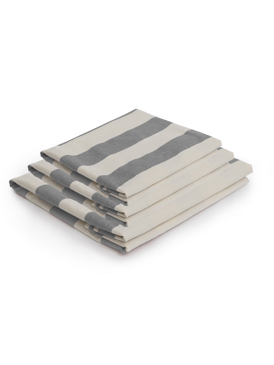 Cocobella 3 x 3 Seater Sofa Loose Cover in Garden Grey Stripe