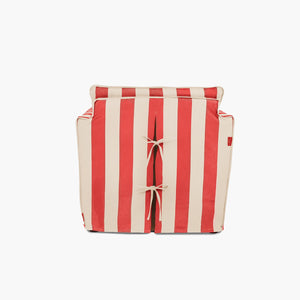 Cocobella Armchair in Petunia Red Stripe