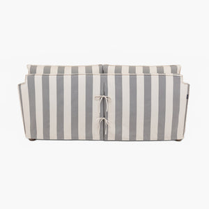 Cocobella 3.5 Seater Sofa in Garden Grey Stripe