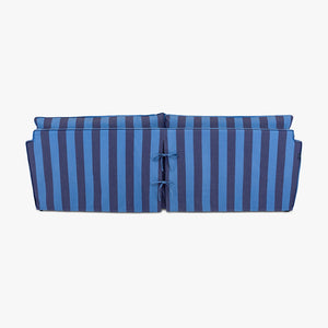 Cocobella 3.5 Seater Sofa in Coastal Blue Stripe