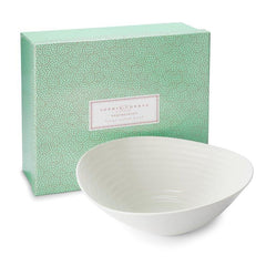 White Porcelain Large Salad Bowl