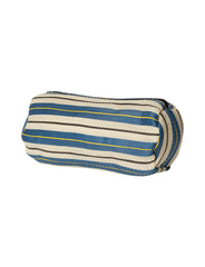 Pencil Case - Blue/Creme