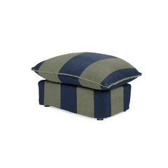 Cocobella Footstool in Woodland Stripe