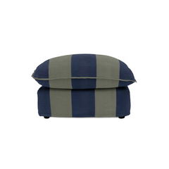 Cocobella Footstool in Woodland Stripe