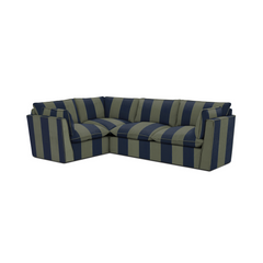 Cocobella RH 2 x 3 seater sofa in Woodland Stripe