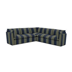 Cocobella 3 x 3 seater sofa in Woodland Stripe