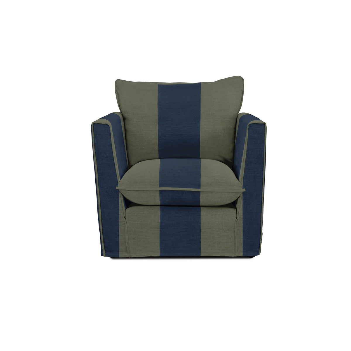Cocobella Armchair in Woodland Stripe