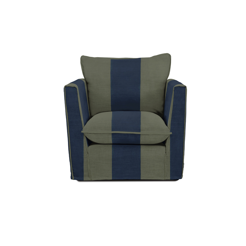 Cocobella Armchair in Woodland Stripe