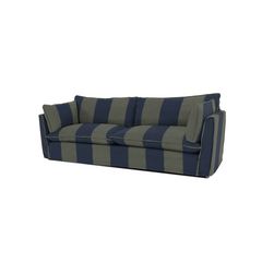 Cocobella 3.5 Seater Sofa in Woodland Stripe