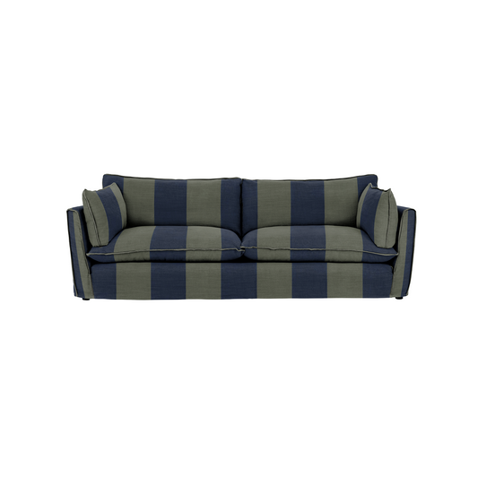 Cocobella 3.5 Seater Sofa in Woodland Stripe