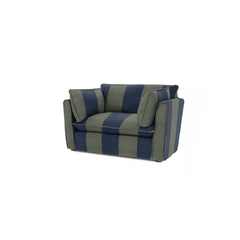 Cocobella Loveseat in Woodland Stripe