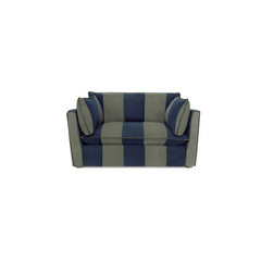 Cocobella Loveseat in Woodland Stripe