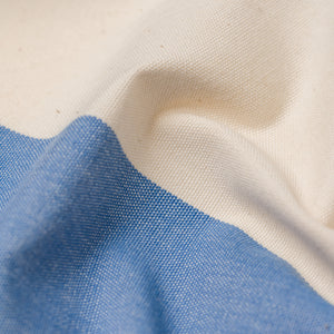 Cornish Blue Stripe Fabric Sample