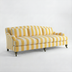 Felix 4 seater sofa in Dandelion Stripes