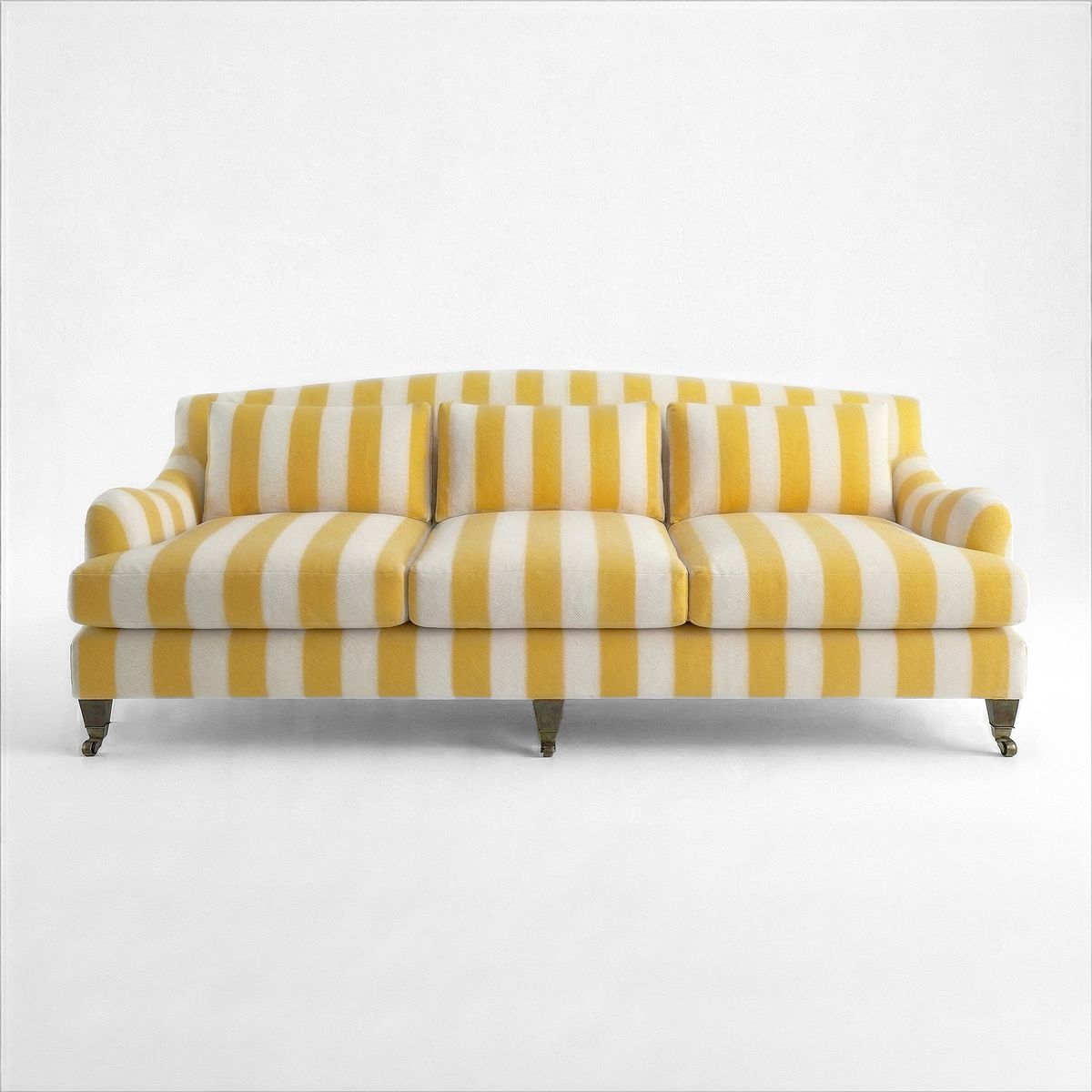 Felix 4 seater sofa in Dandelion Stripes
