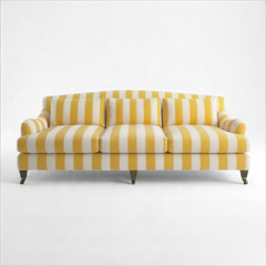 Felix 4 seater sofa in Dandelion Stripes