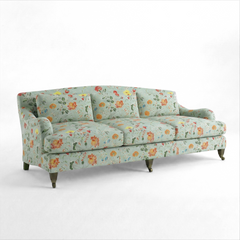 Felix 4 seater sofa in Natural Linen Wildwood Duck Egg