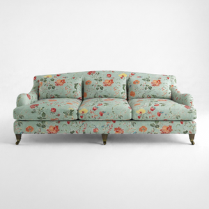 Felix 4 seater sofa in Natural Linen Wildwood Duck Egg