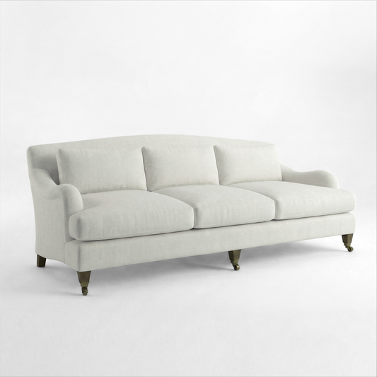 Felix 4 seater sofa in Cotton Linen Cool Coconut