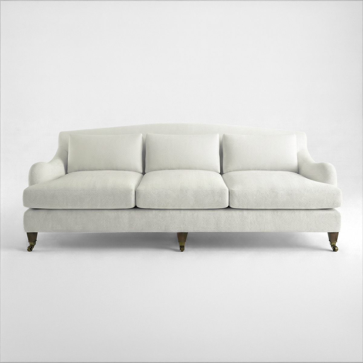 Felix 4 seater sofa in Cotton Linen Cool Coconut