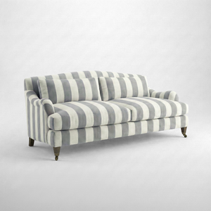 Felix 3 seater sofa in Garden Grey Stripes
