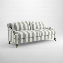 Felix 3 seater sofa in Garden Grey Stripes