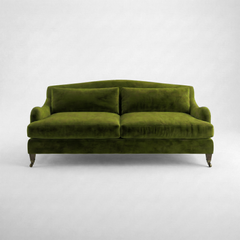 Felix 3 seater sofa in Pelham Moss Velvet