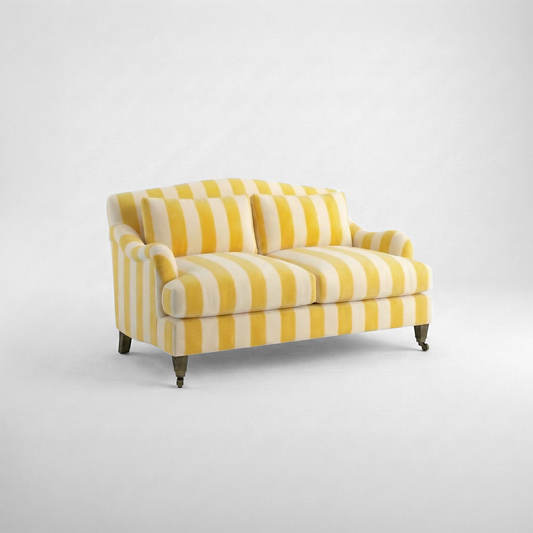 Felix 2 seater sofa in Dandelion Stripes