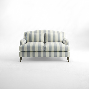 Felix 2 seater sofa in Garden Grey Stripes