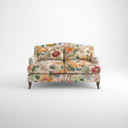 Felix 2 seater sofa in Magnolia Cream Blue