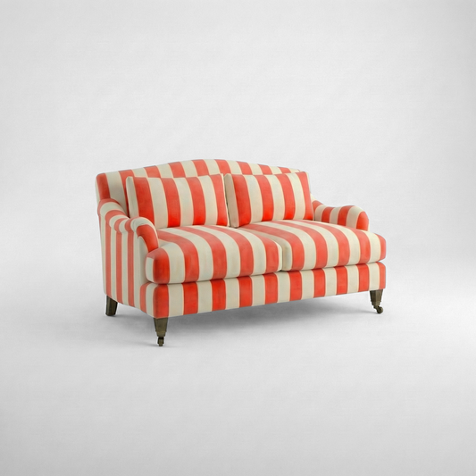Felix 2 seater sofa in Petunia Stripes