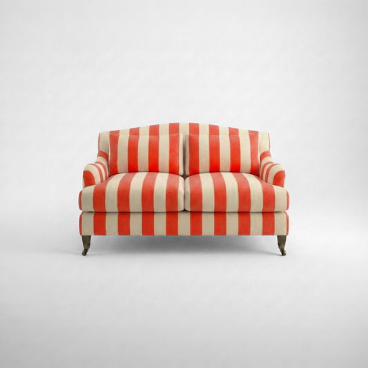 Felix 2 seater sofa in Petunia Stripes