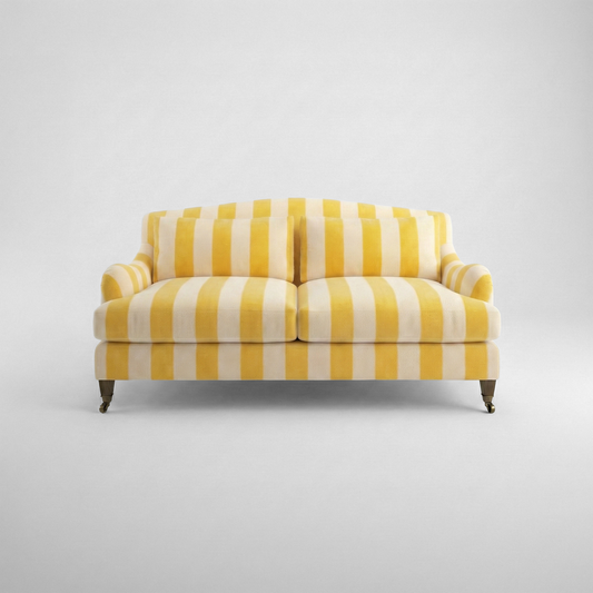 Felix 2.5 seater sofa in Dandelion Stripes