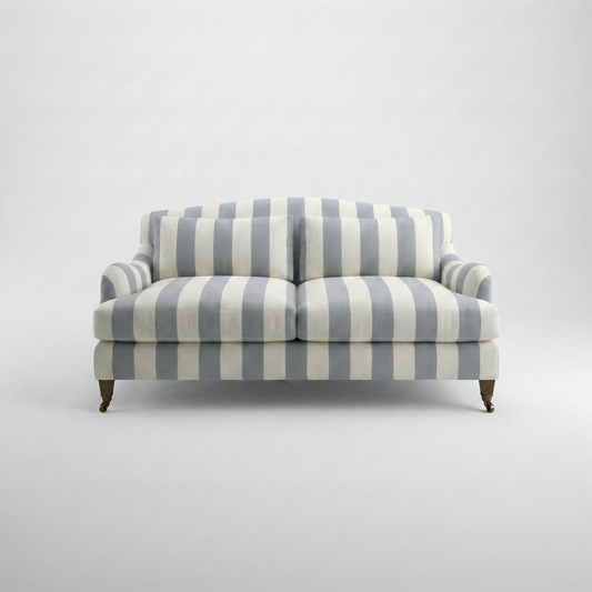 Felix 2.5 seater sofa in Garden Grey Stripes