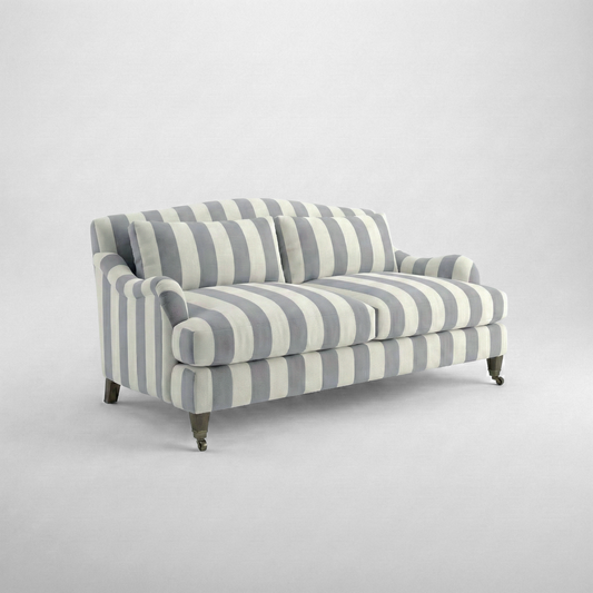 Felix 2.5 seater sofa in Garden Grey Stripes