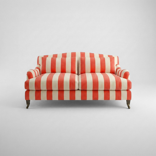 Felix 2.5 seater sofa in Petunia Stripes
