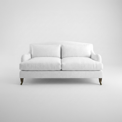Felix Fixed Cover 2.5 seater sofa with Box Edge Cushion in Customer's Own Material - Made to Order