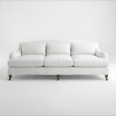 Felix Loose Cover 4 seater sofa with Box Edge Cushion in Customer's Own Material - Made to Order