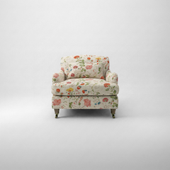 Felix Armchair with Fixed Back in Wildwood Ivory