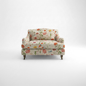 Felix Loveseat in Natural Linen Wildwood Ivory