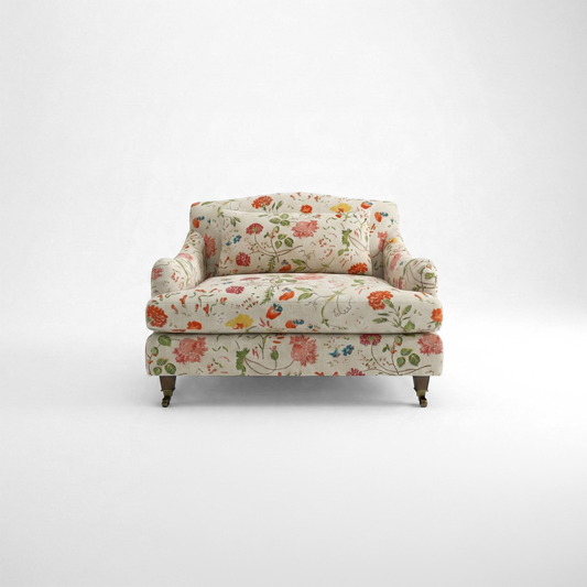 Felix Loveseat in Natural Linen Wildwood Ivory
