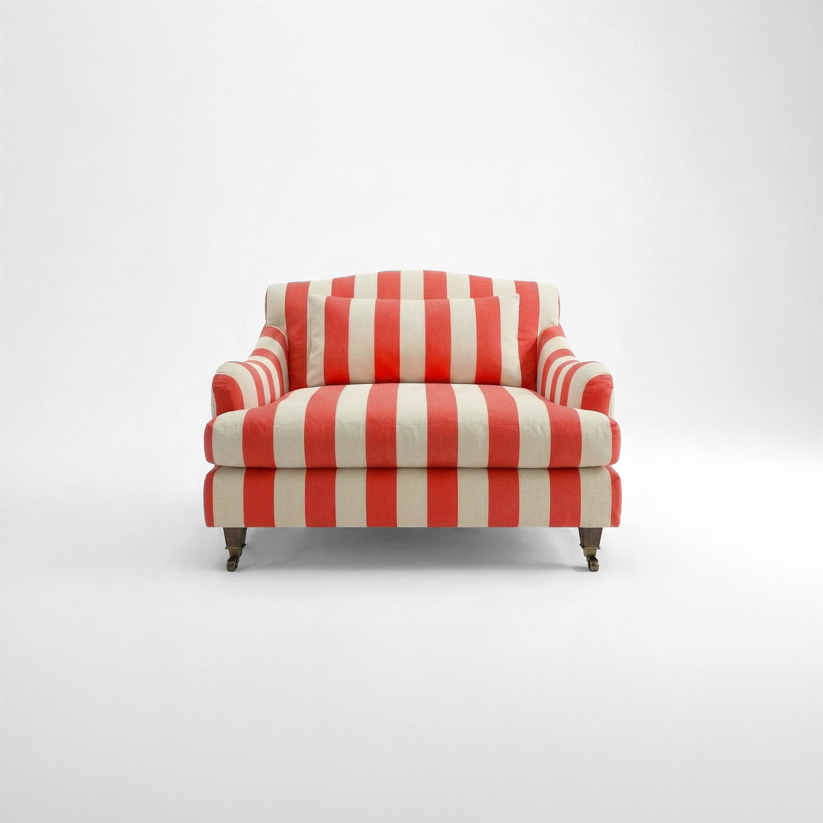 Felix Loveseat in Petunia Stripes