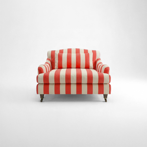 Felix Loveseat in Petunia Stripes